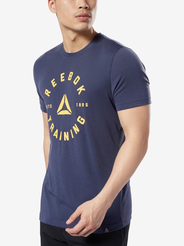 Tričko Reebok Gs Training Speedwick Tee Modrá