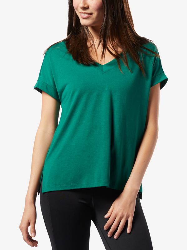 Tričko Reebok Wor Sup Detail Tee Zelená