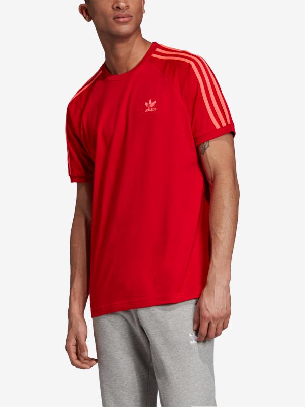 Tričko adidas Originals Blc 3-S Tee Červená