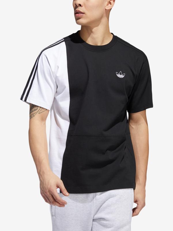 Tričko adidas Originals Asymm Tee Černá