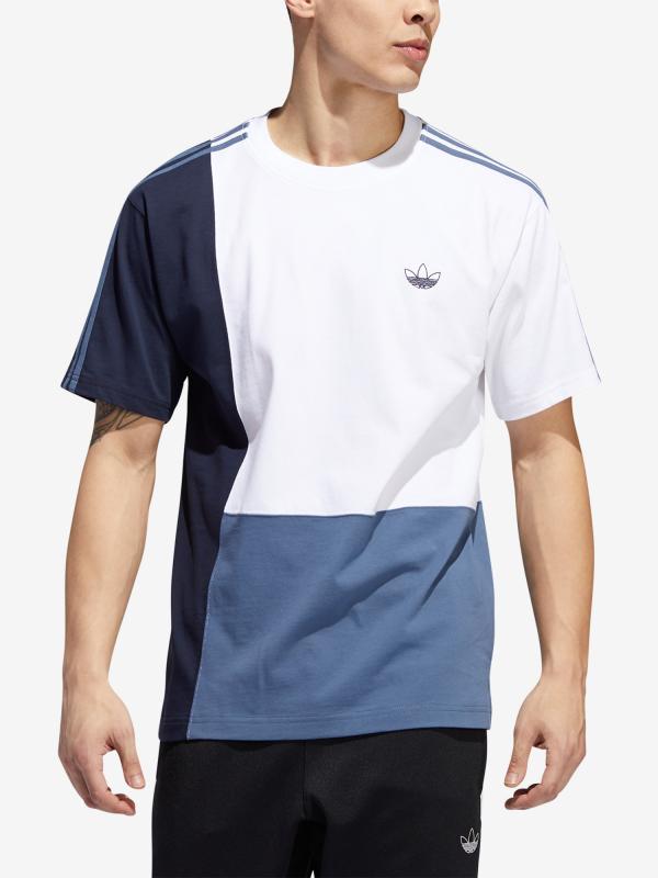 Tričko adidas Originals Asymm Tee Bílá