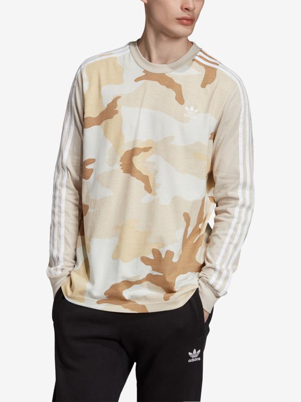 Tričko adidas Originals Camo Ls Tee Barevná