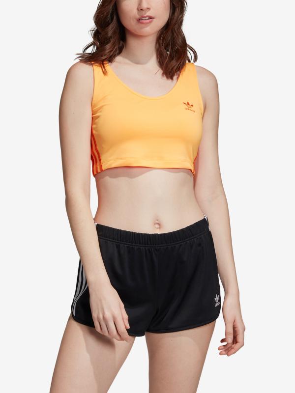 Podprsenka adidas Originals New Crop Top Žlutá