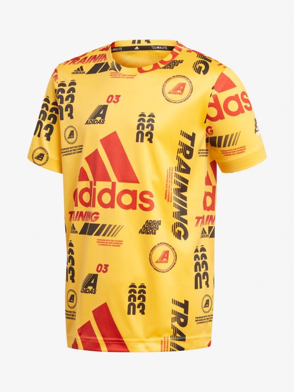 Tričko adidas Performance Yb Tr Bold Tee Žlutá