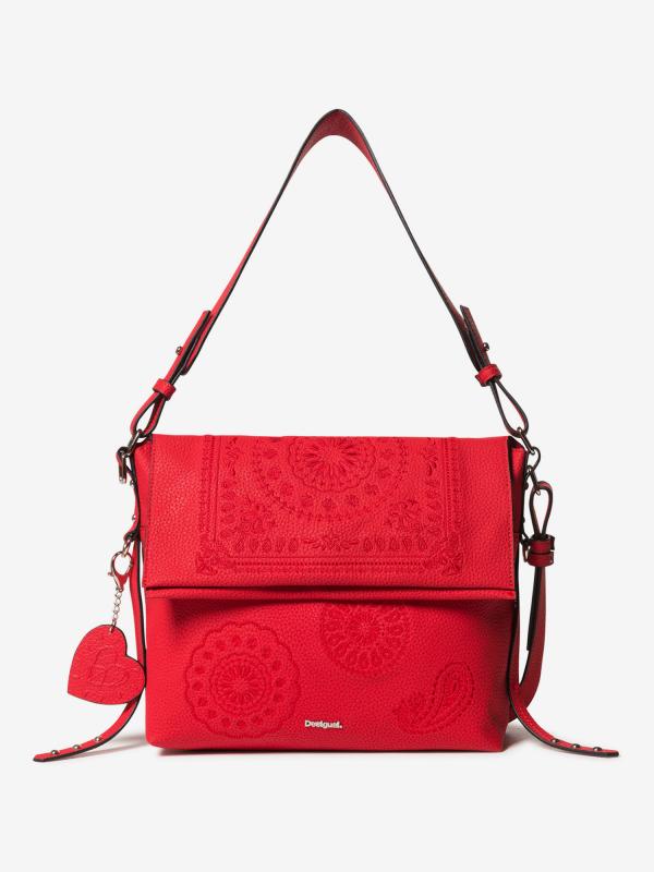 Taška Desigual Bag Sof Rsoft Bandana K Červená