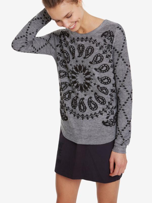 Austin Svetr Desigual Šedá