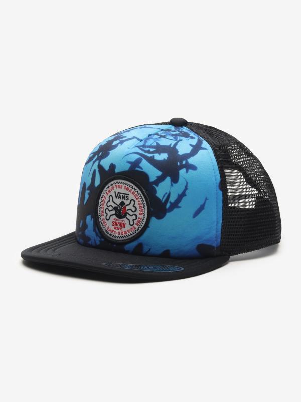 Kšiltovka Vans By X Shark Week Black Modrá