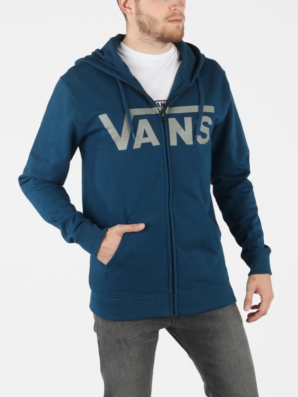 Mikina Vans Mn Classic Zip Gibraltar Sea Modrá