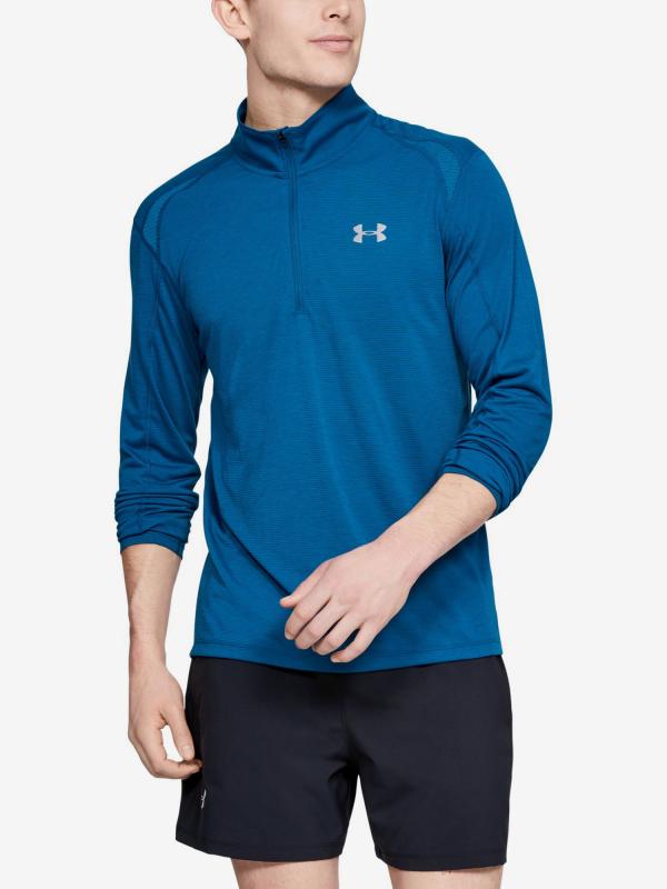 Tričko Under Armour Streaker 2.0 Half Zip-Grn Modrá