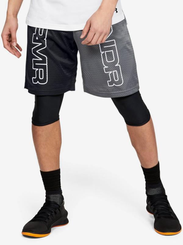 Kraťasy Under Armour Baseline Court Short-Blk Barevná
