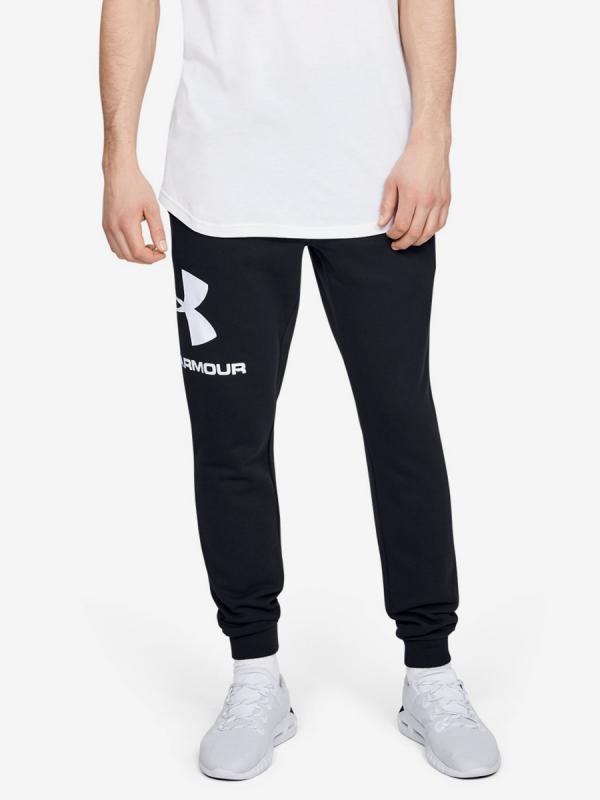 Tepláky Under Armour Rival Fleece Sportstyle Logo Jogger-Blk Černá