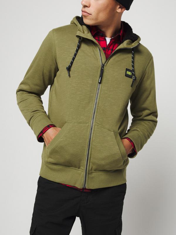 Mikina O´Neill Lm The Essential Fz Sherpa Zelená