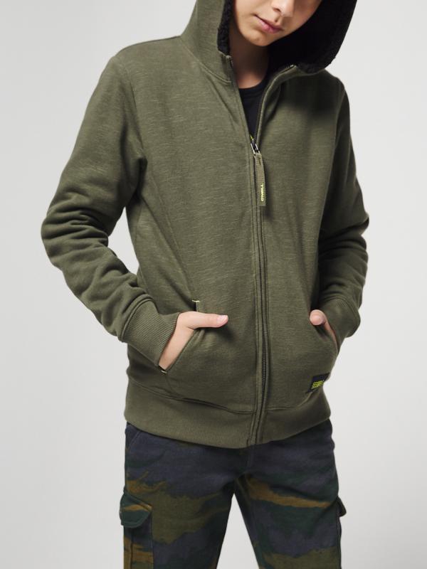 Bunda O´Neill Lb Ridge Sherpa Superfleece Zelená