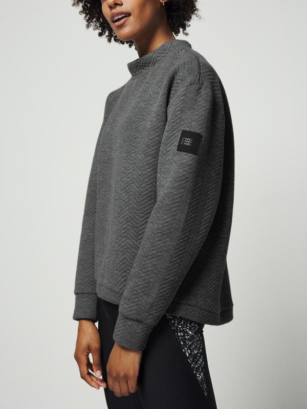 Mikina O´Neill Lw Aralia Quilted Crew Šedá
