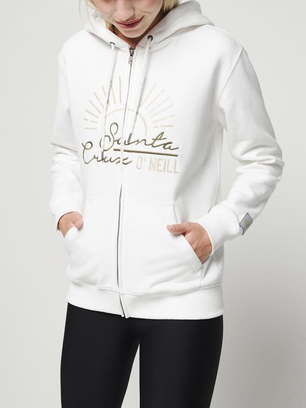 Mikina O´Neill Lw Cali Easy F/Z Hoodie Bílá