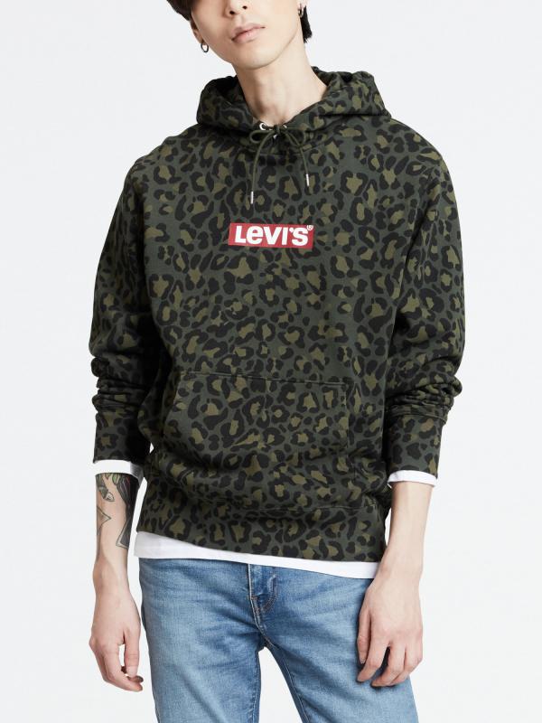 Graphic Po Mikina Levi's® Zelená