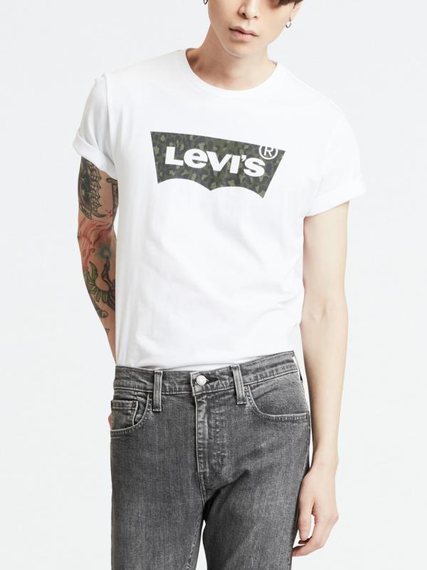 Tričko LEVI'S Housemark Graphic Tee Hm Ssnl Bílá