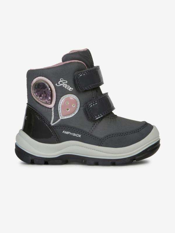 Boty Geox B Flanfil Girl B Abx Šedá