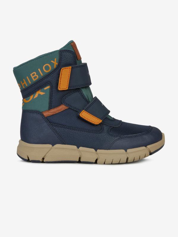 Boty Geox J Flexyper Boy B Abx Modrá