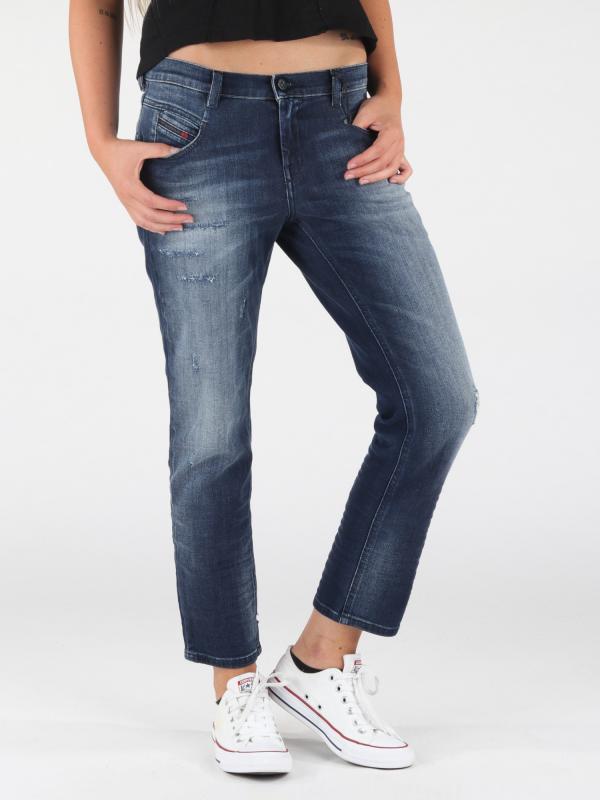Džíny Diesel Belthy-Ankle L.32 Pantaloni Modrá