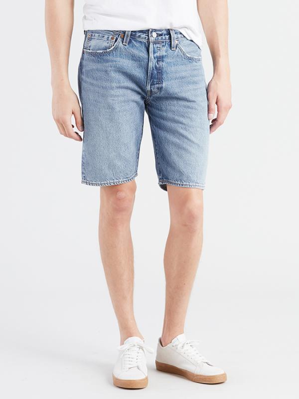 Kraťasy LEVI'S 501® Hemmed Short Modrá