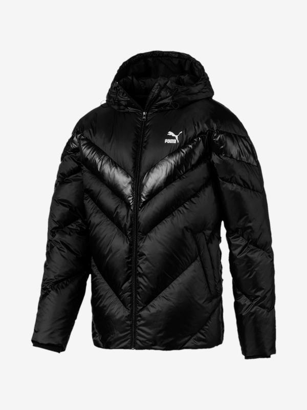 Bunda Puma Mcs Shiny Puffer Down Jkt Černá