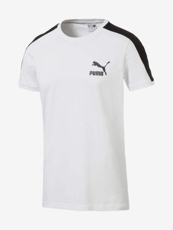 Tričko Puma Iconic T7 Tee Slim Fit Bílá