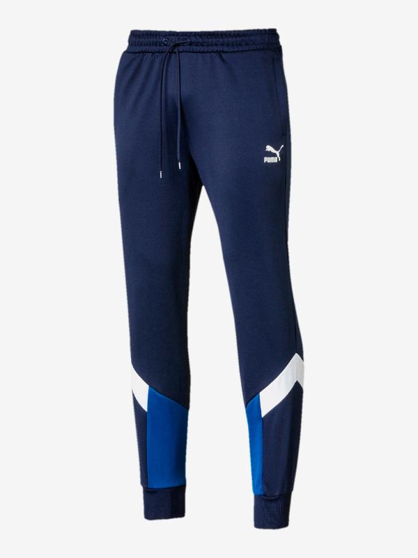 Tepláky Puma Iconic Mcs Track Pant Cuff Modrá