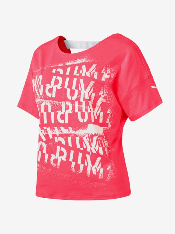 Tričko Puma Hit Feel It Tee Růžová