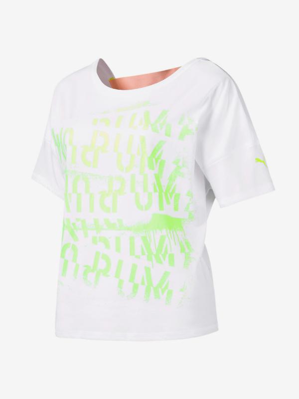 Tričko Puma Hit Feel It Tee Bílá