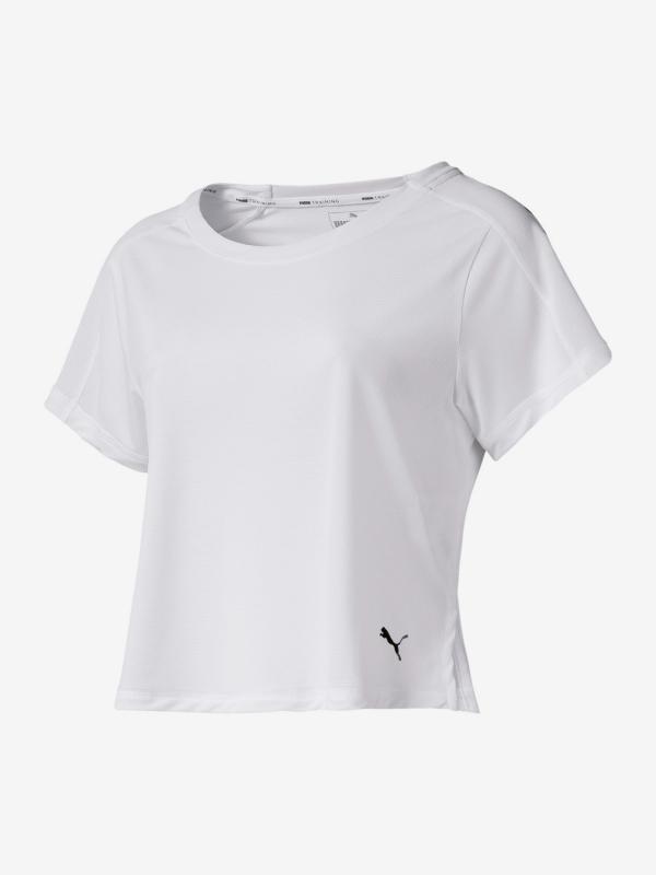 Tričko Puma Logo Graphic Tee Bílá