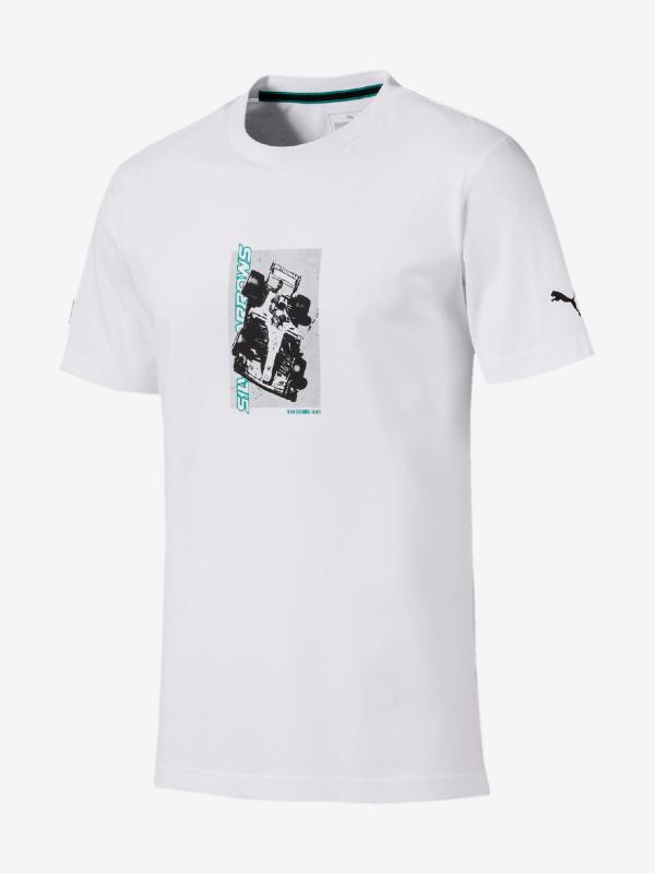 Tričko Puma Mapm Graphic Tee Bílá