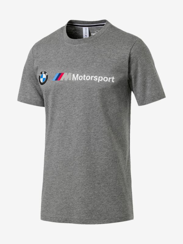 Tričko Puma Bmw Mms Logo Tee Šedá