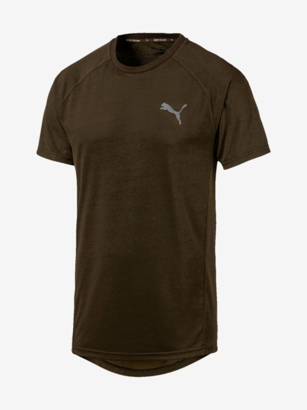 Tričko Puma Evostripe Tee Hnědá