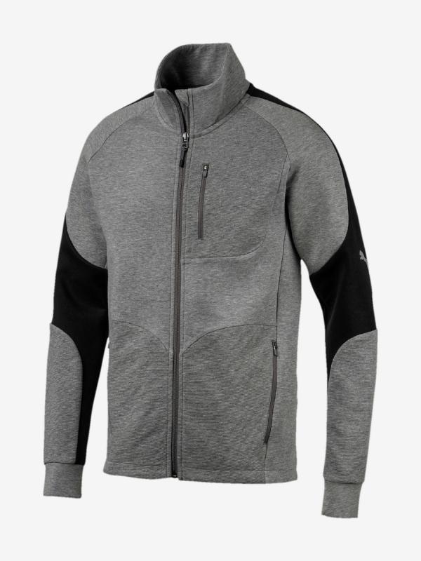 Mikina Puma Evostripe Jacket Šedá