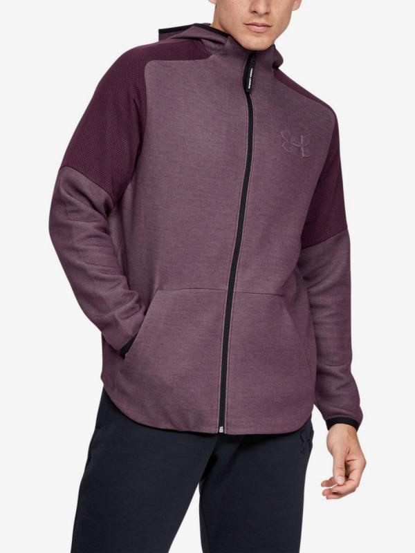 Mikina Under Armour Unstoppable Move Light Fz-Ppl Fialová