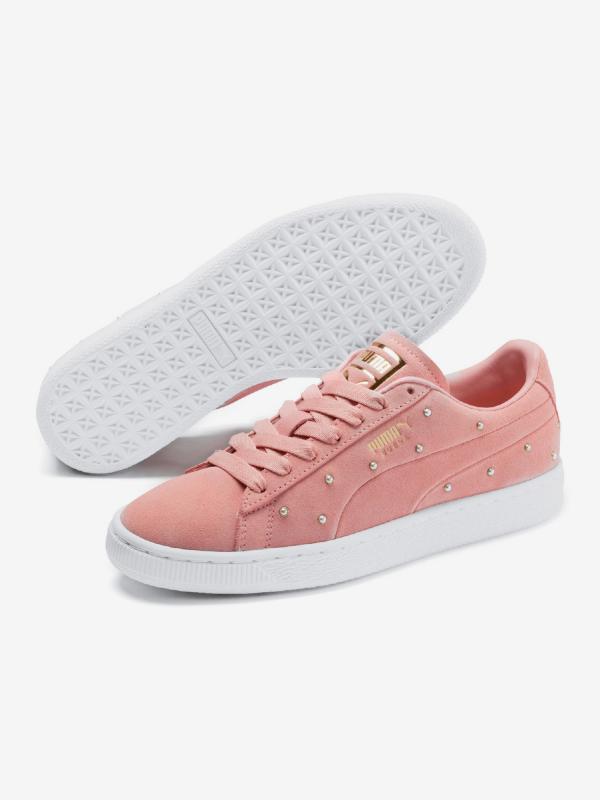 Boty Puma Suede Pearl Studs Wn S Růžová