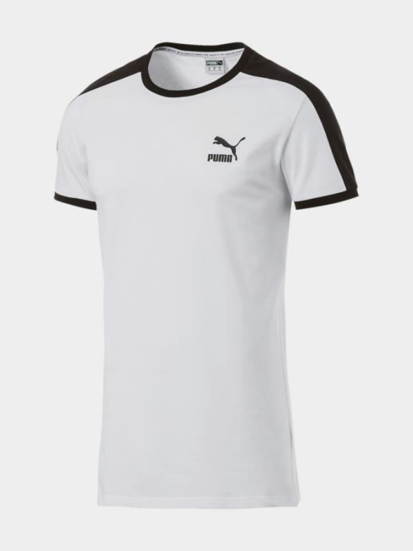 Tričko Puma Iconic T7 Slim Tee Bílá