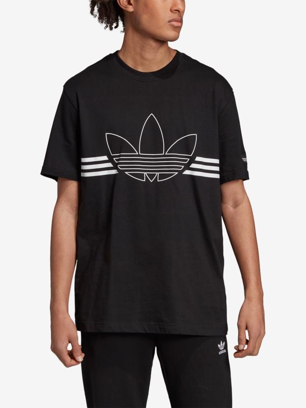 Tričko adidas Originals Outline Trf Tee Černá