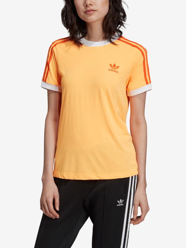 Tričko adidas Originals 3 Str Tee Žlutá