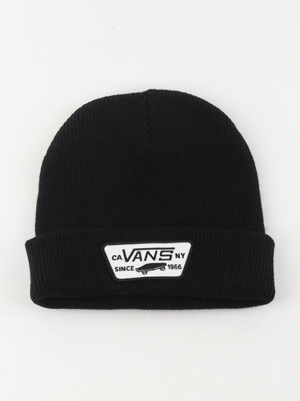 Čepice Vans Mn Milford Beanie Black Černá
