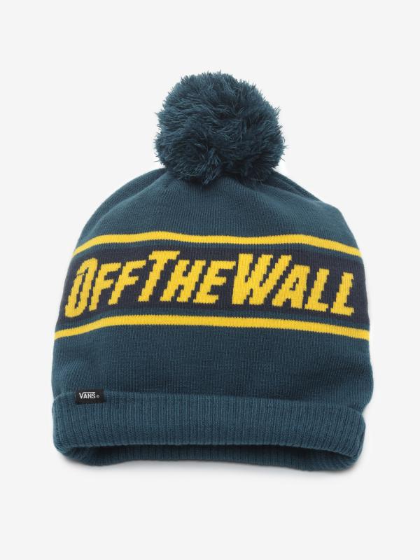 Čepice Vans Mn Off The Wall Pom Dress Blues/Sul Zelená