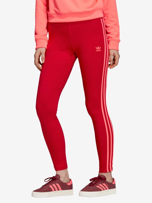 Legíny adidas Originals 3 Str Tight Červená