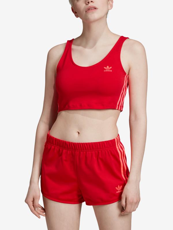 Podprsenka adidas Originals Crop Tank Červená