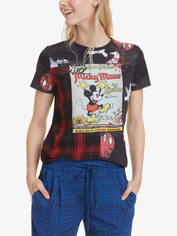 Tričko Desigual T-Shirt Micky Maus Barevná