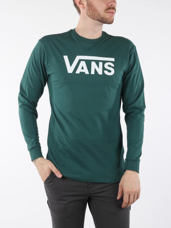 Tričko Vans Mn Classic Ls Trekking G Zelená