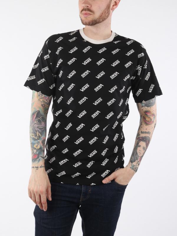 Tričko Vans Mn Retro Allover Van Black Černá