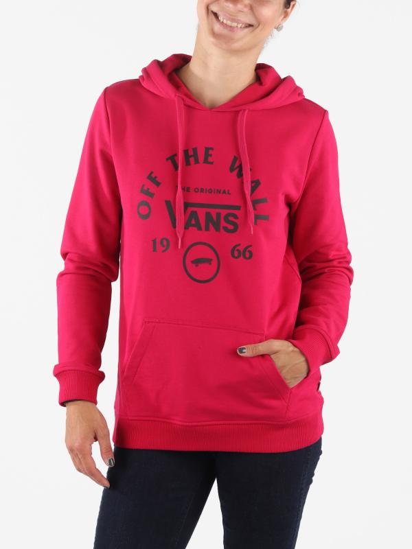 Mikina Vans Wm Attendance Hoodie Cerise Růžová