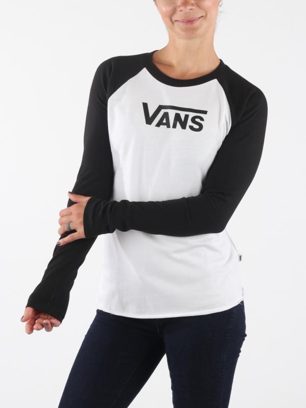 Tričko Vans Wm Ph Flying V Class White/Black Bílá