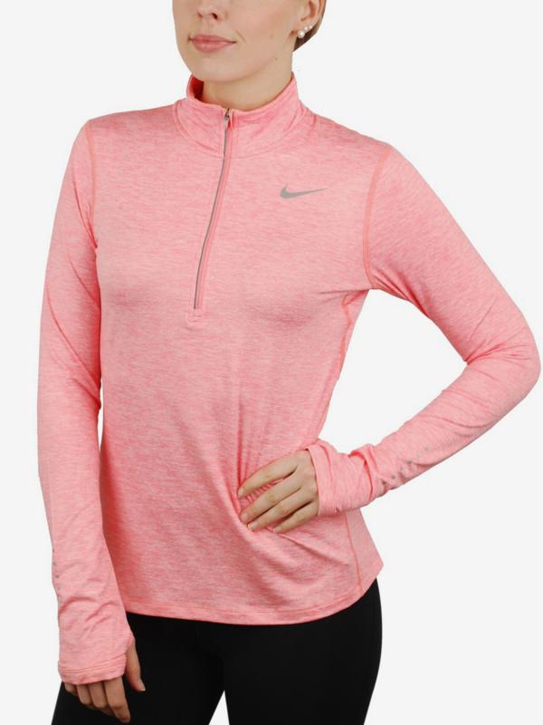 Mikina Nike Element Half Zip Růžová